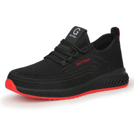 Black PVC Anti-Static Protective Shoes – Saijing Work Safety Footwear