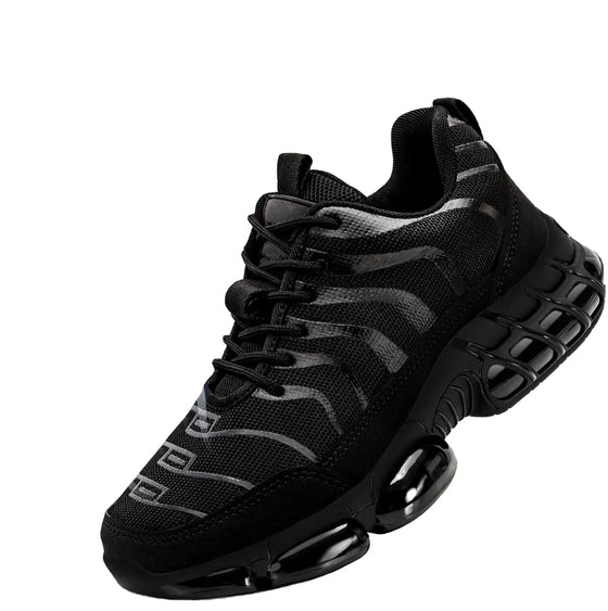617 N-30 Steel Toe Safety Shoes for Men – Lightweight Puncture-Proof Work Sneakers with Rubber Sole